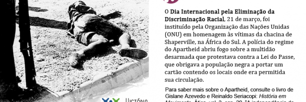 Dia Internacional pela Eliminação da Discriminação Racial