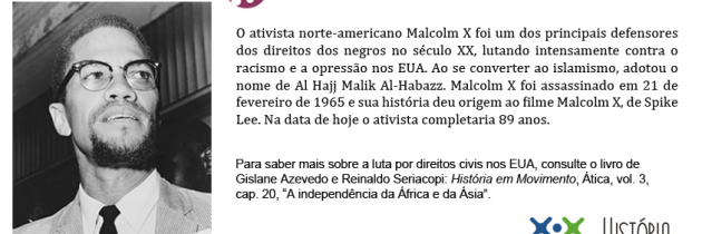 Malcom X  na luta contra o racismo