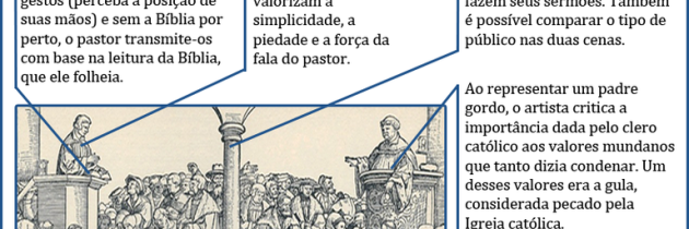 Pregação católica e protestante