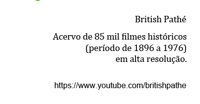 85 mil filmes históricos no YouTube
