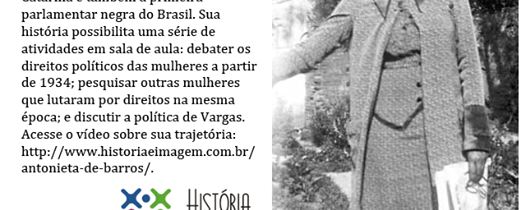 A primeira deputada negra do Brasil